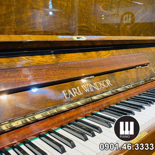Piano EARL WINDSOR Nâu Canh Dán 02