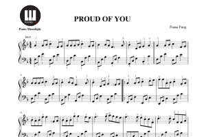 Proud Of You Piano Sheet