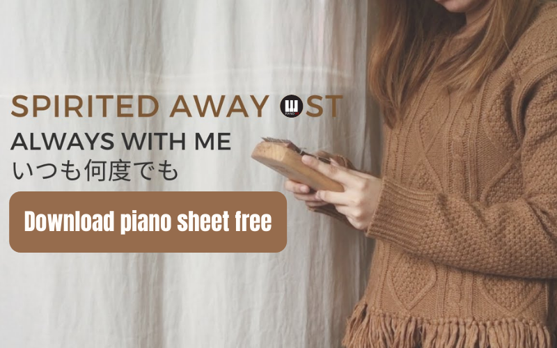 Sheet piano Always With Me