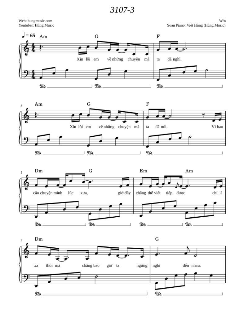 3107-3 piano sheet