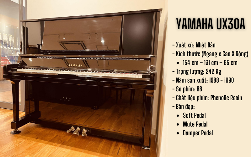 piano yamaha UX30A và U30BL