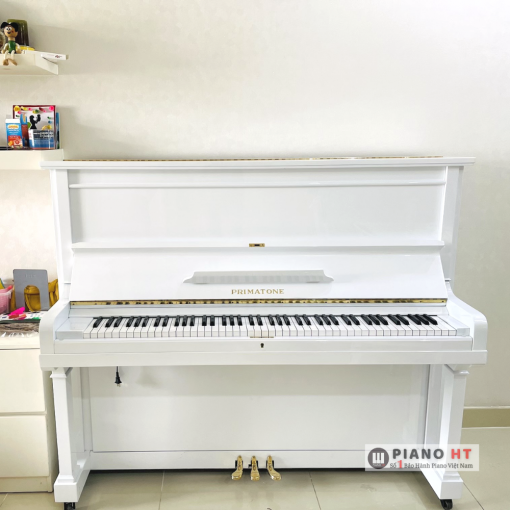 Đàn piano Primatone trắng