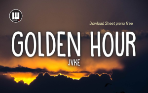 Golden hour piano sheet