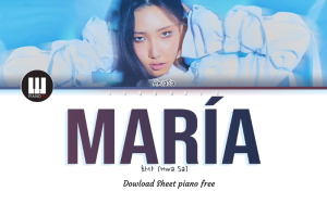 Maria sheet piano